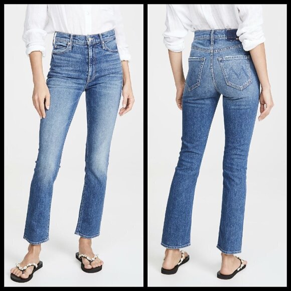 💕MOTHER SUPERIOR💕 Dazzler ~ Cowboys Don't Cry High Rise Straight Leg 24 NWT - Picture 2 of 16